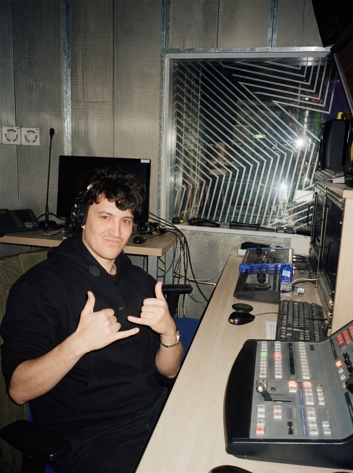 Obukhov Daniil in the studio